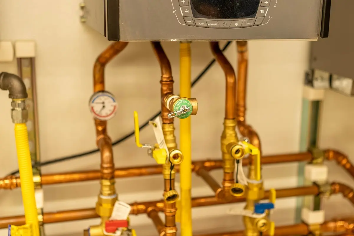 Licensed technician providing Slab Leak Repair for a homeowner in Triangle